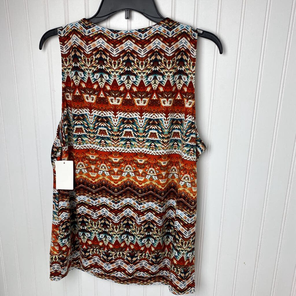 AZTEC PRINT KNIT TOP