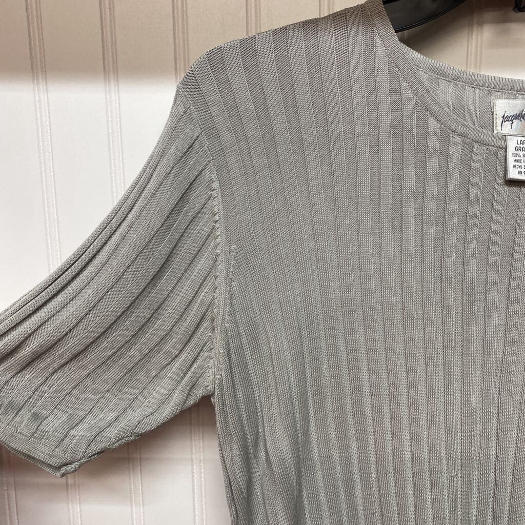 SHORT SLEEVE SWEATER