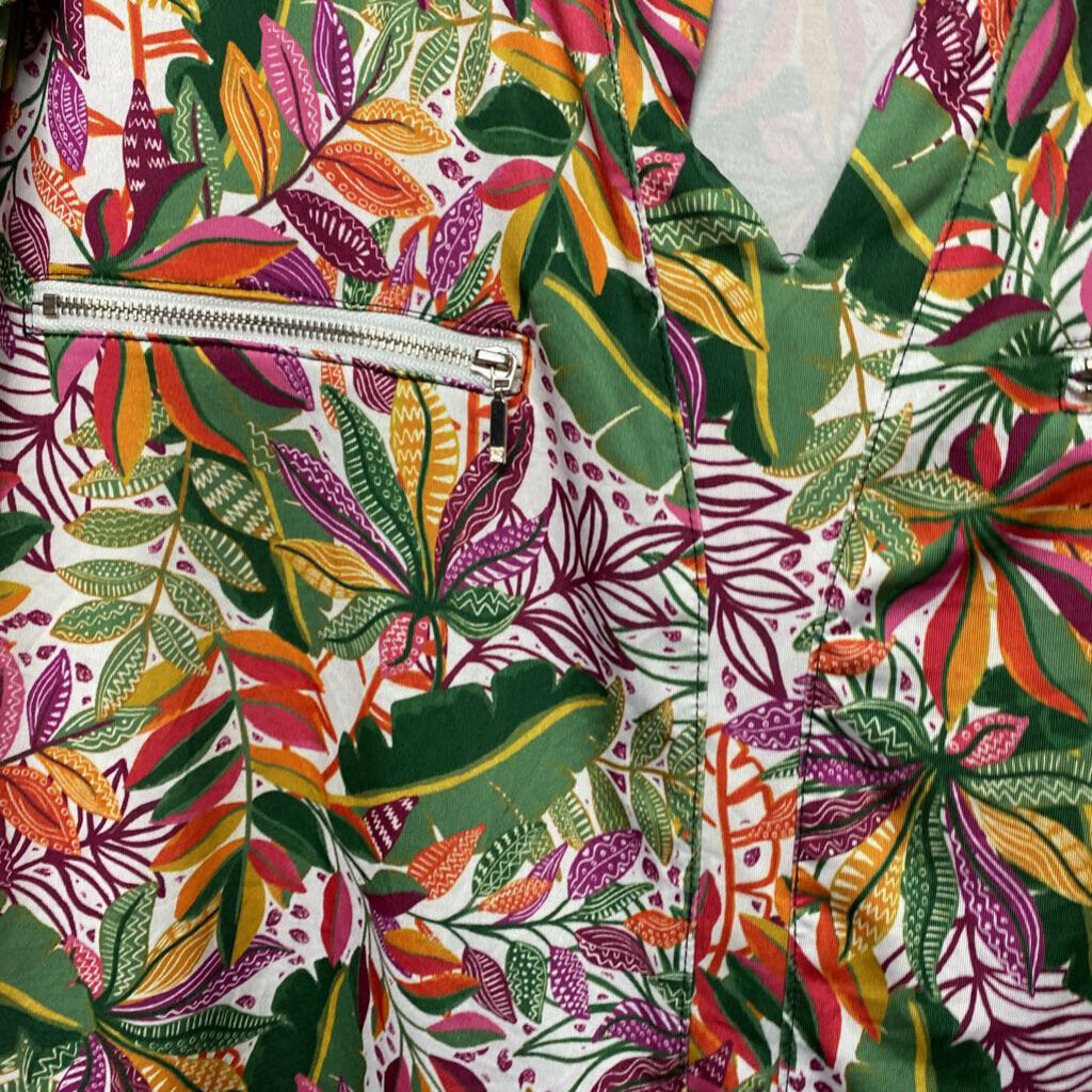 FLORAL V NECK