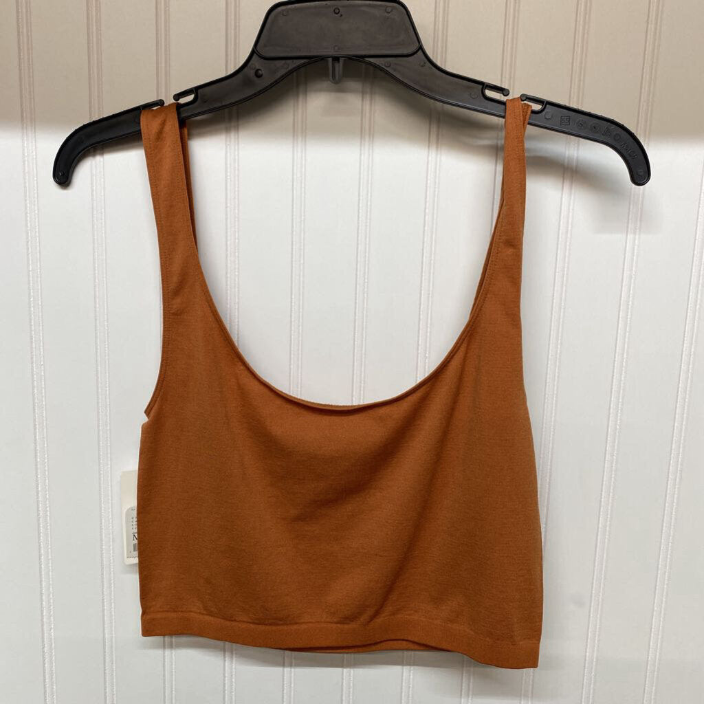 SQUARE NECK CROPPED TANK