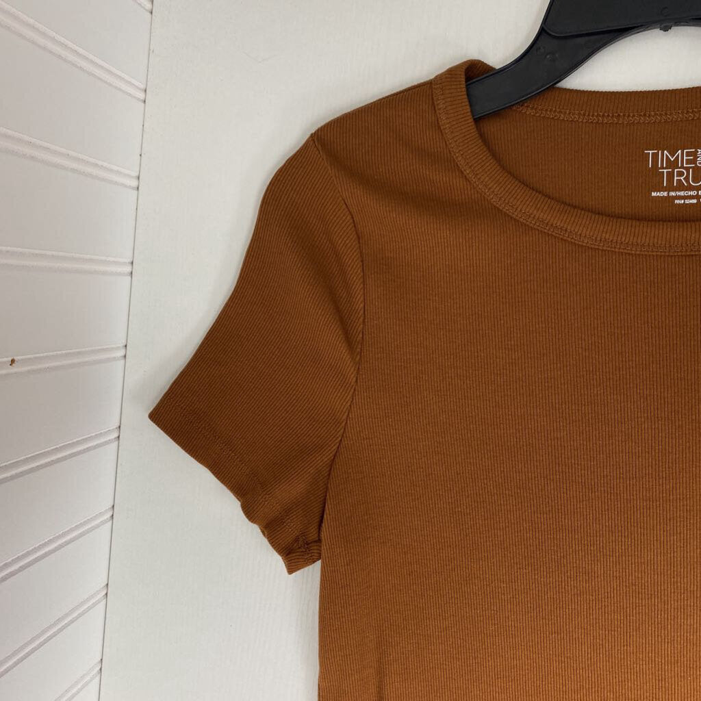 SHORT SLEEVE RIBBED TEE
