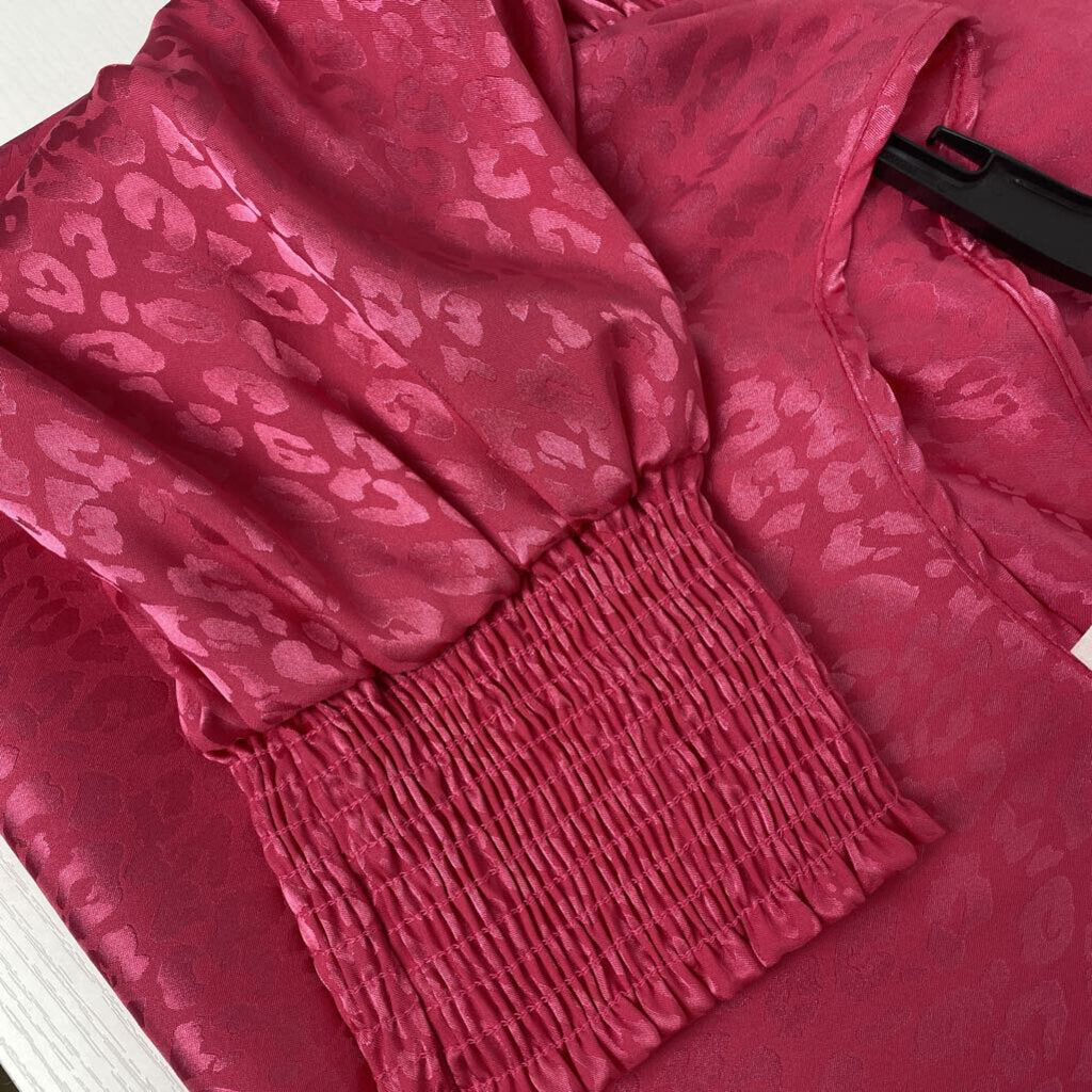 3/4 SLEEVED SATIN SHIRT