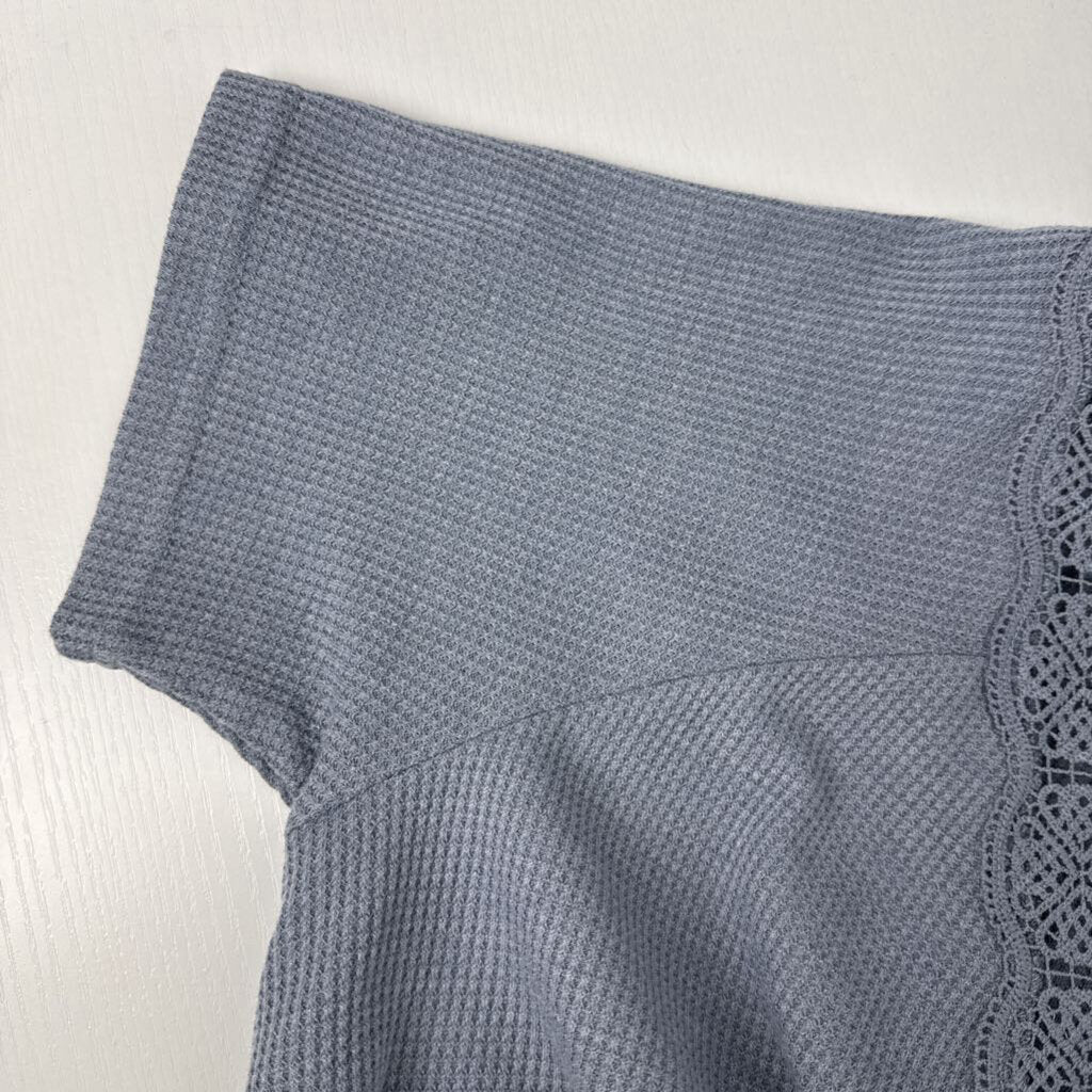 SHORT SLEEVE THERMAL KNIT TUNIC