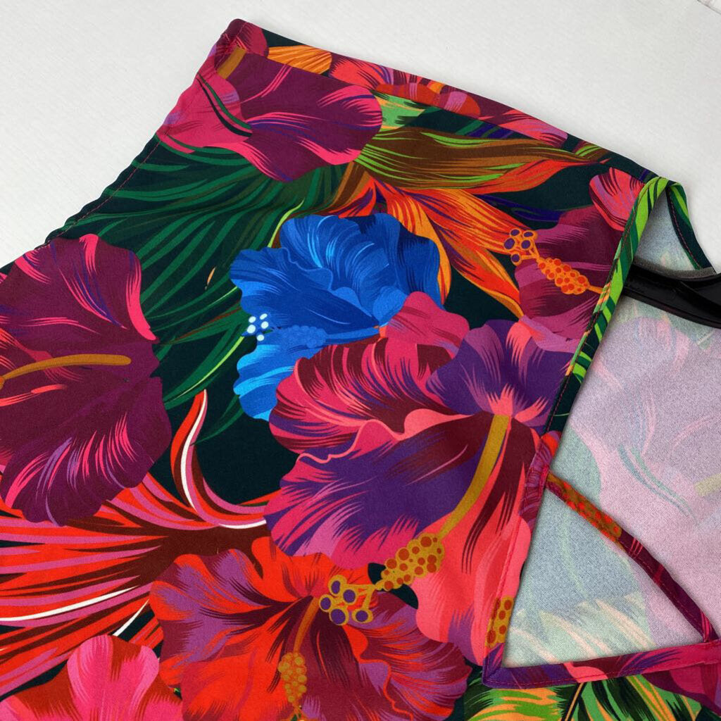 TROPICAL PRINT BLOUSE
