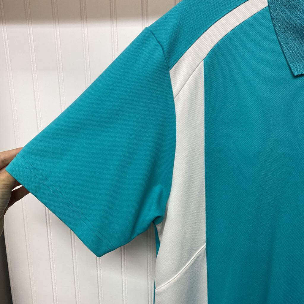 BLUE AND WHITE POLO