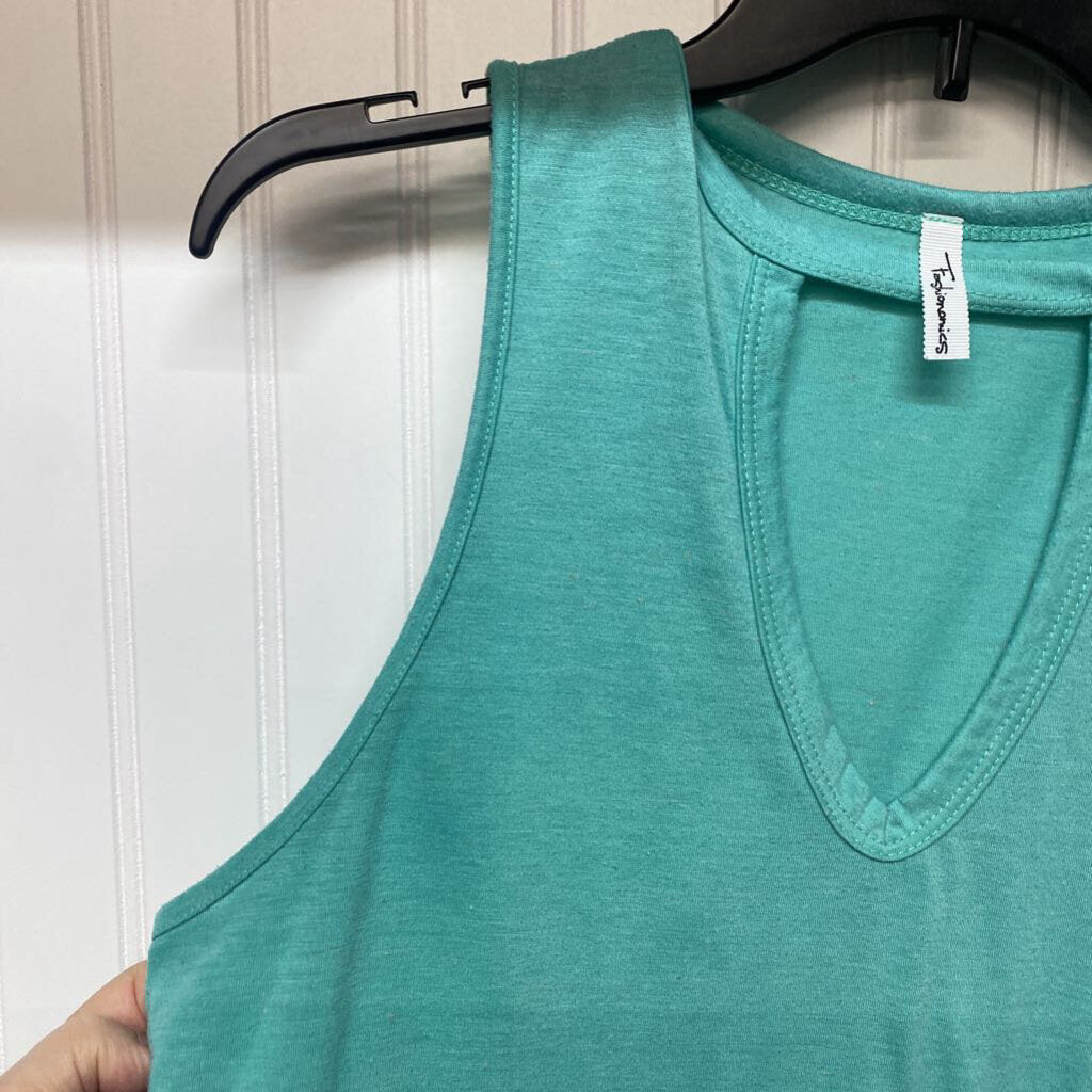 TEAL TANK TOP