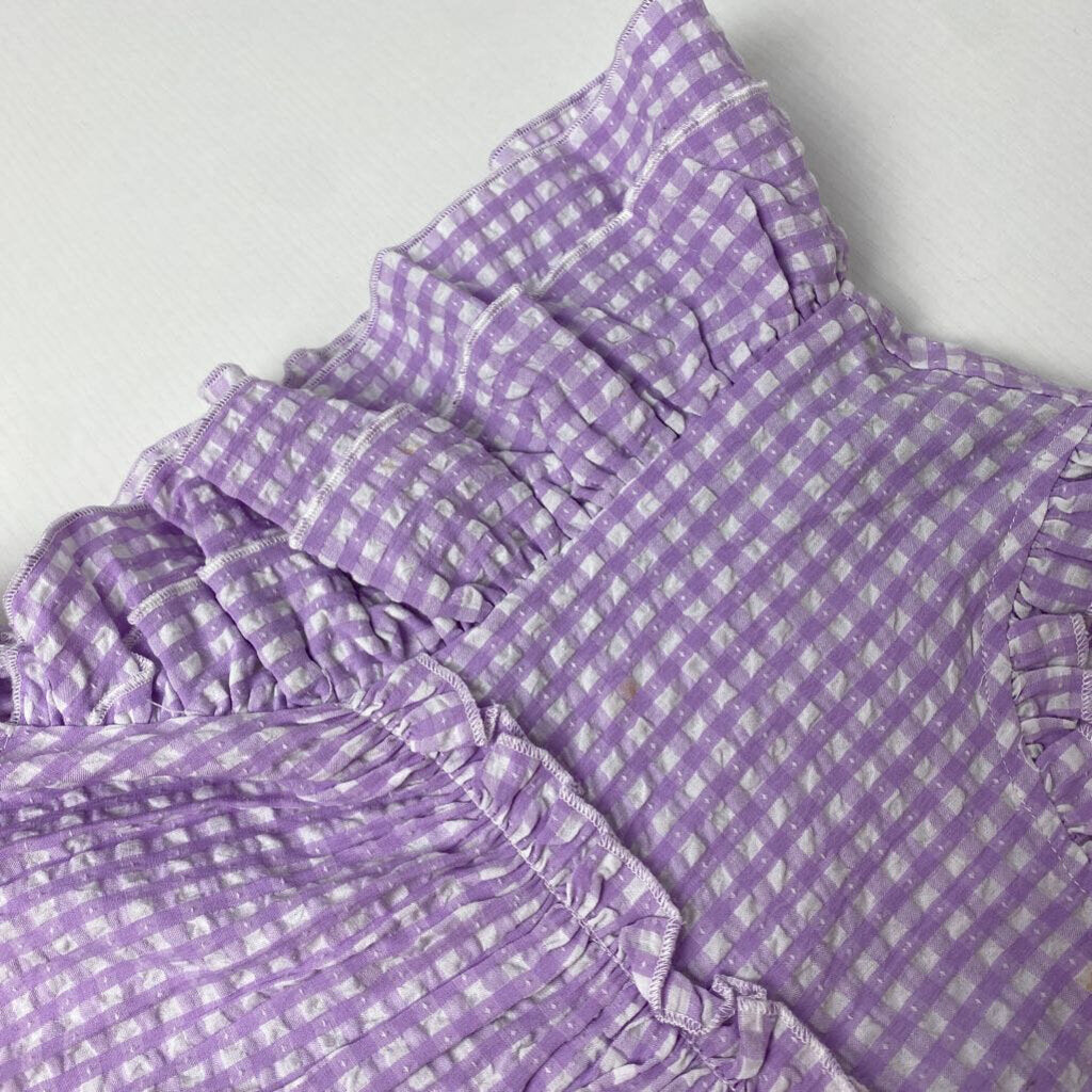CHECKED SLEEVLESS TOP