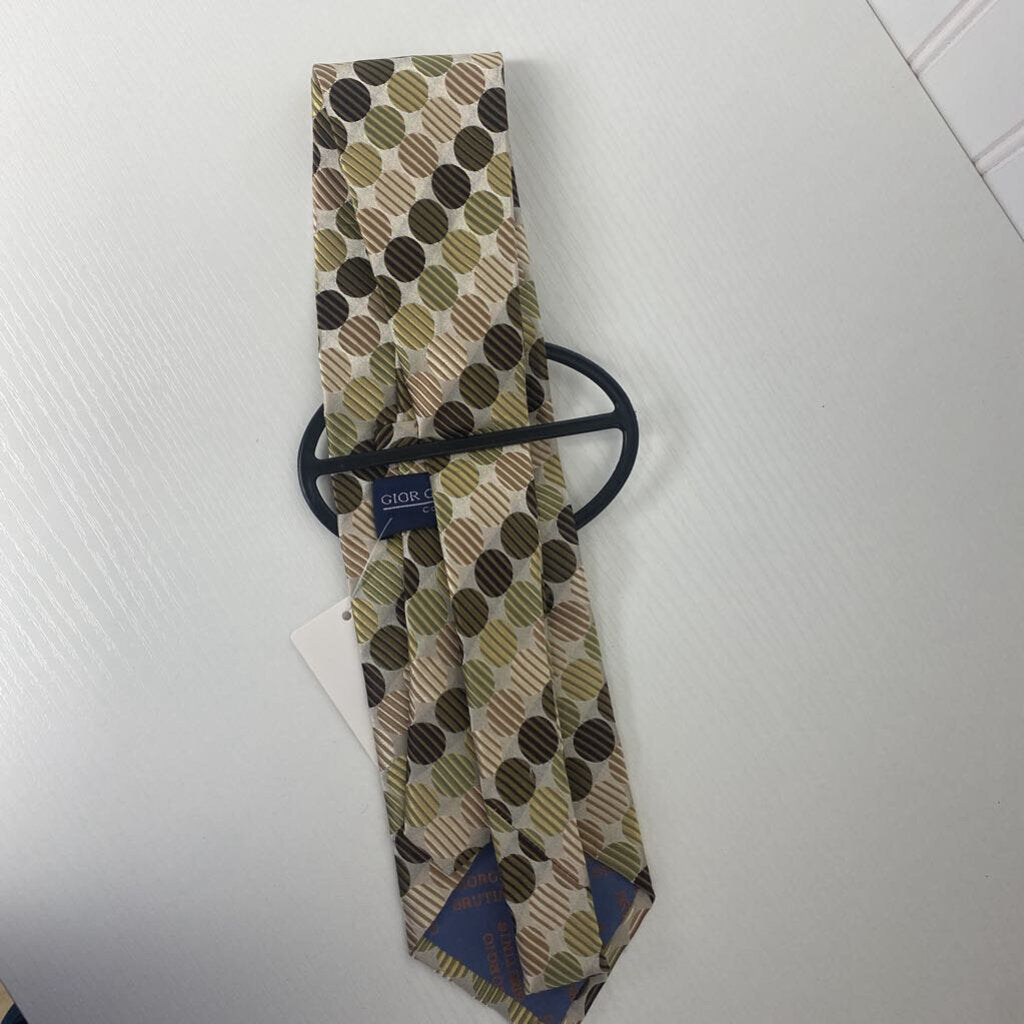 *MENS TIES SMALL CIRCLE PATTERN