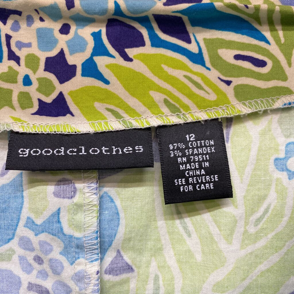 SHORT COTTON PRINT SKIRT