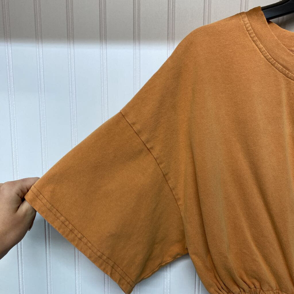 SHORT SLEEVE SHORT DRESS