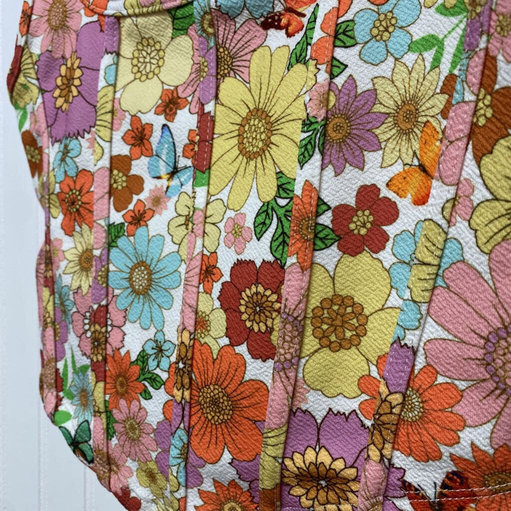 *SHEIN FLORAL CORSET TANK TOP