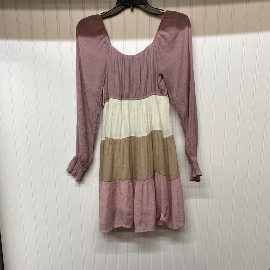 TRI COLORED DRESS