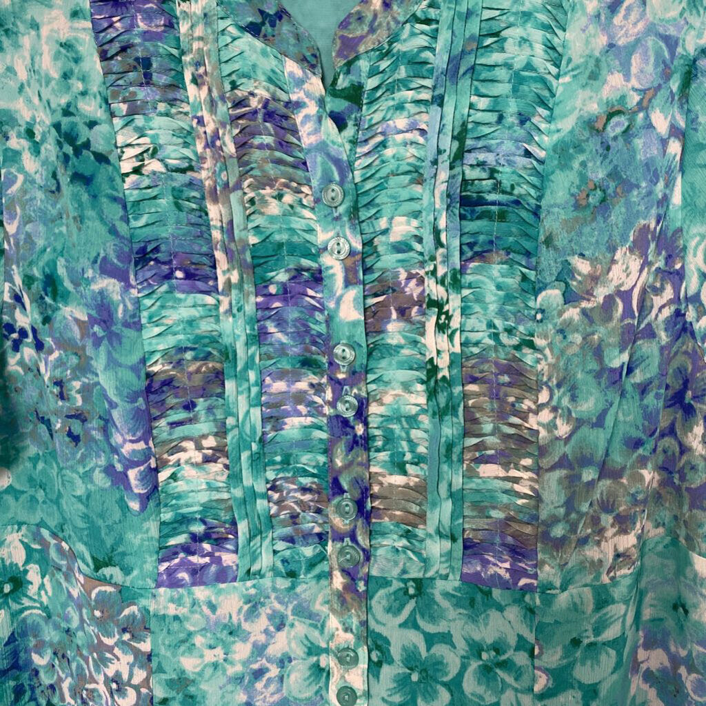 GATHERED FRONT SHORT SLEEVED