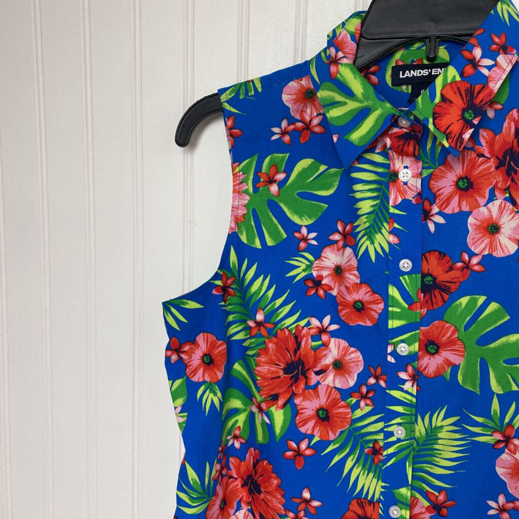 FLORAL SLEEVLESS TOP