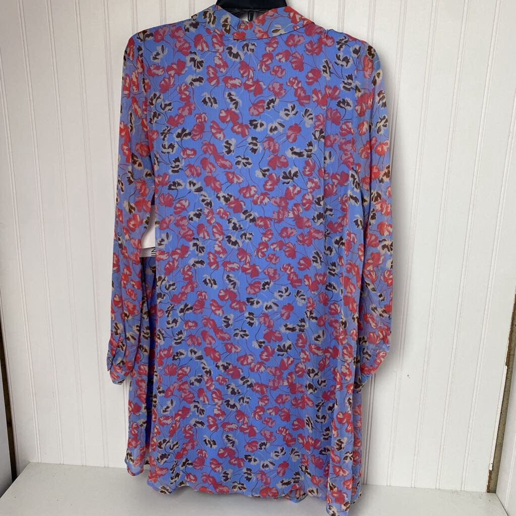 SHEAR FLORAL DRESS