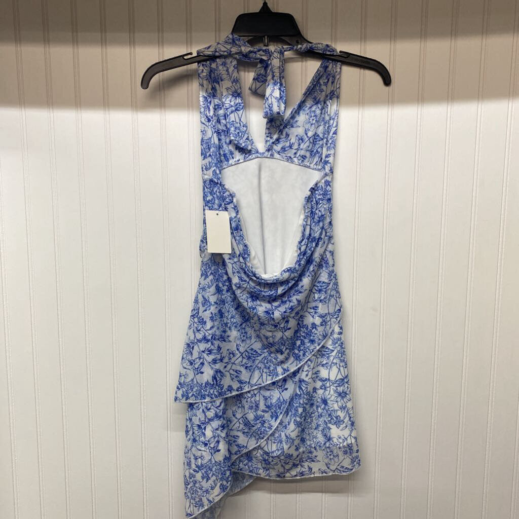 HALTER TOP WITH SCRUNCH ON SIDES