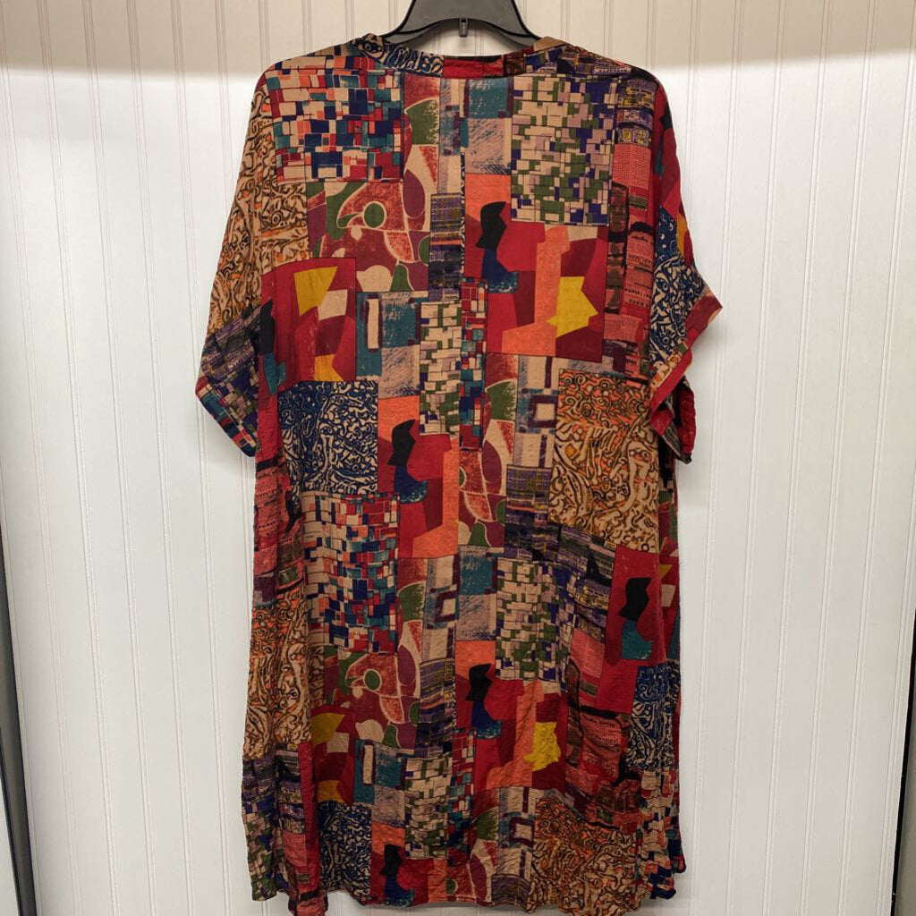 PATCHWORK SHORT DRESS