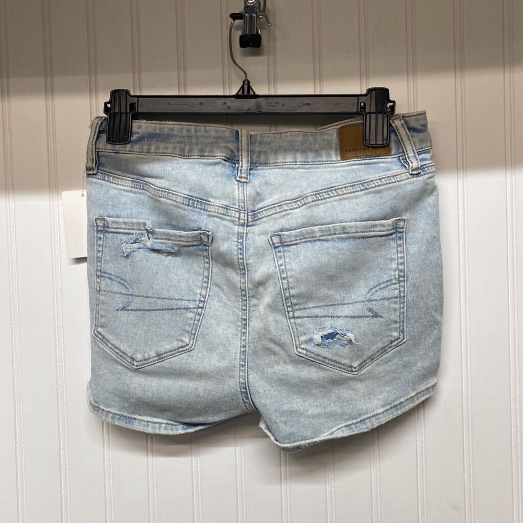 *DENIM DISTRESSED CUT OFF SHORTS
