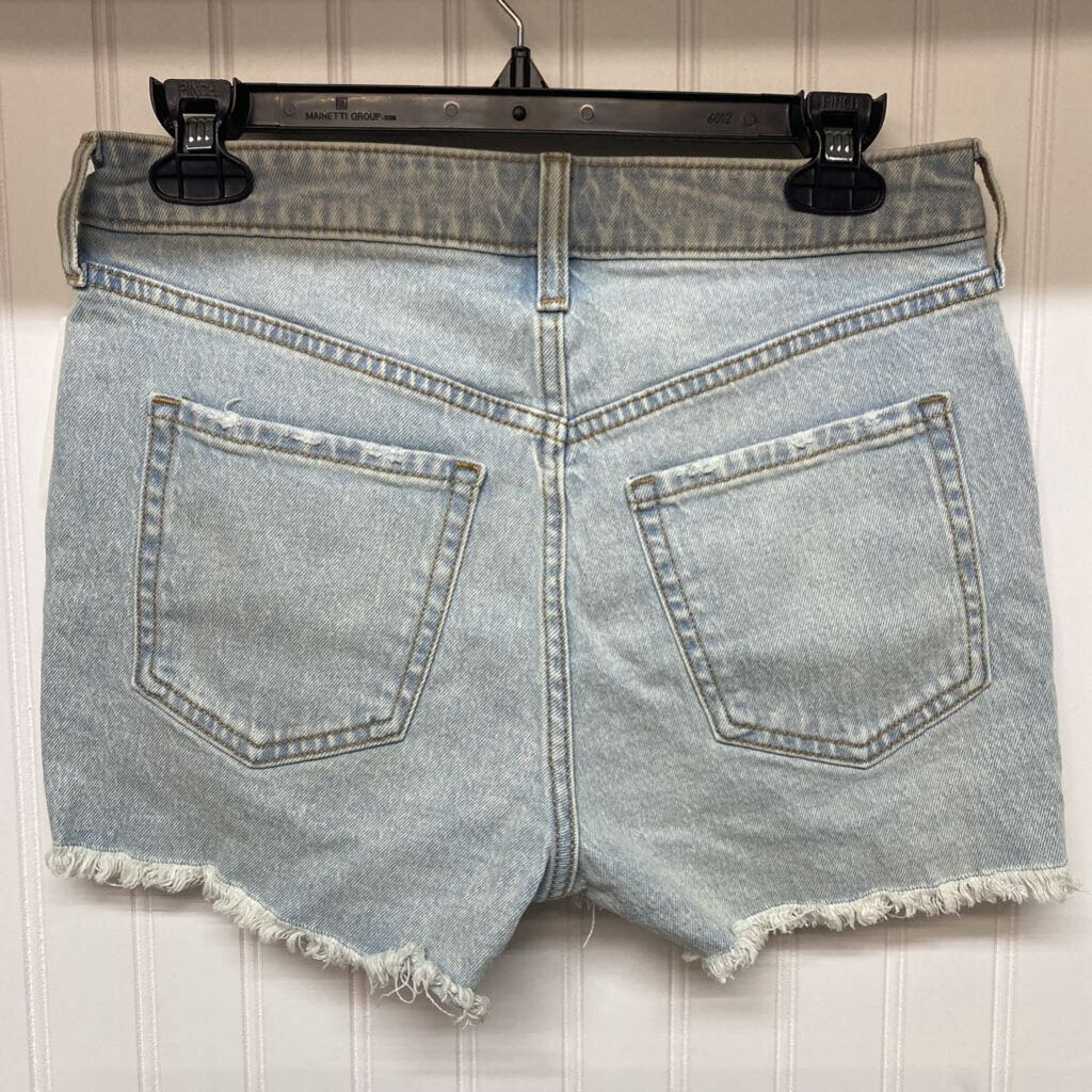 *DENIM DISTRESSED CUT OFF SHORTS