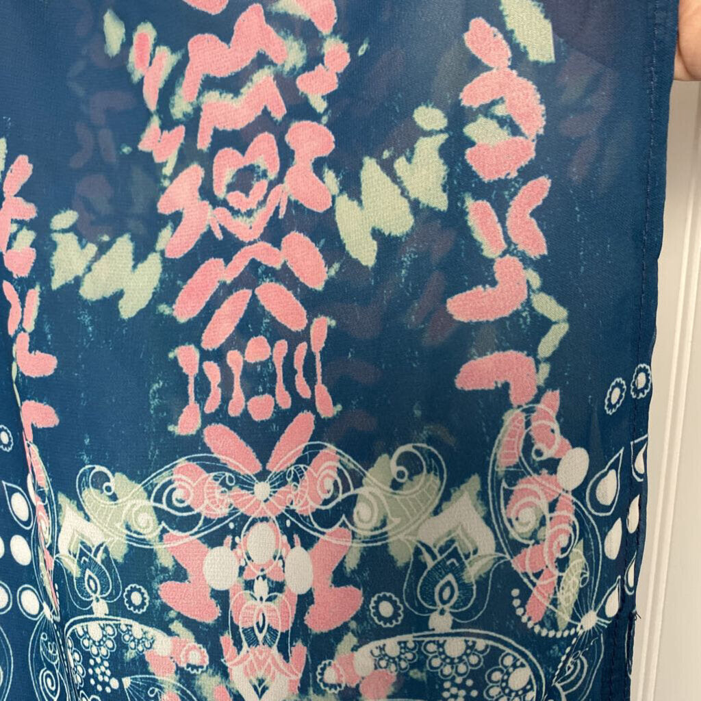 SHORT SLEEVE OPEN FRONT CARDIGAN