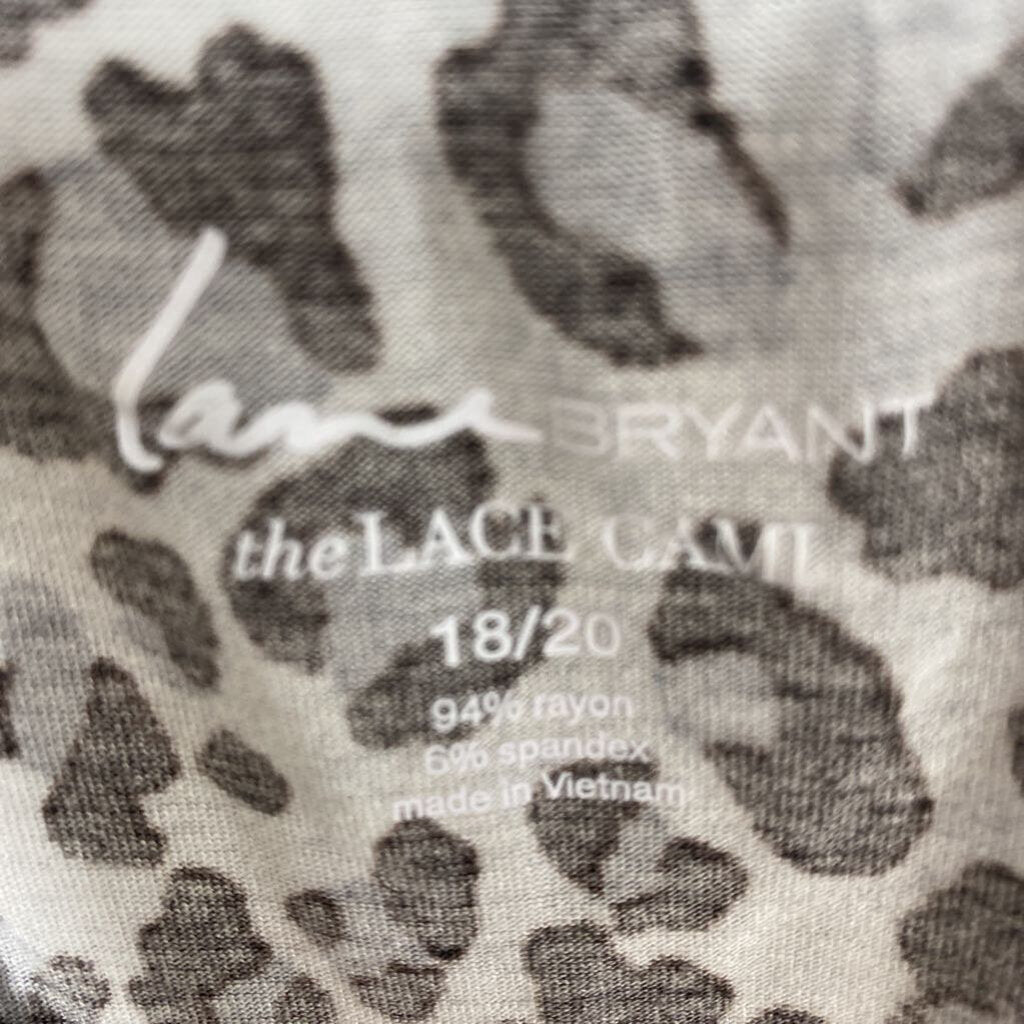CHEETA LACE CAMI