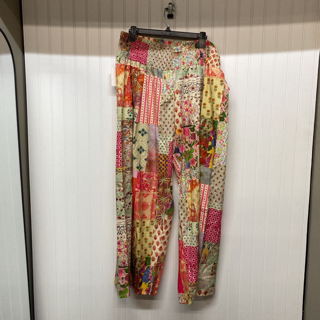 PATCHWORK DRESS PANTS