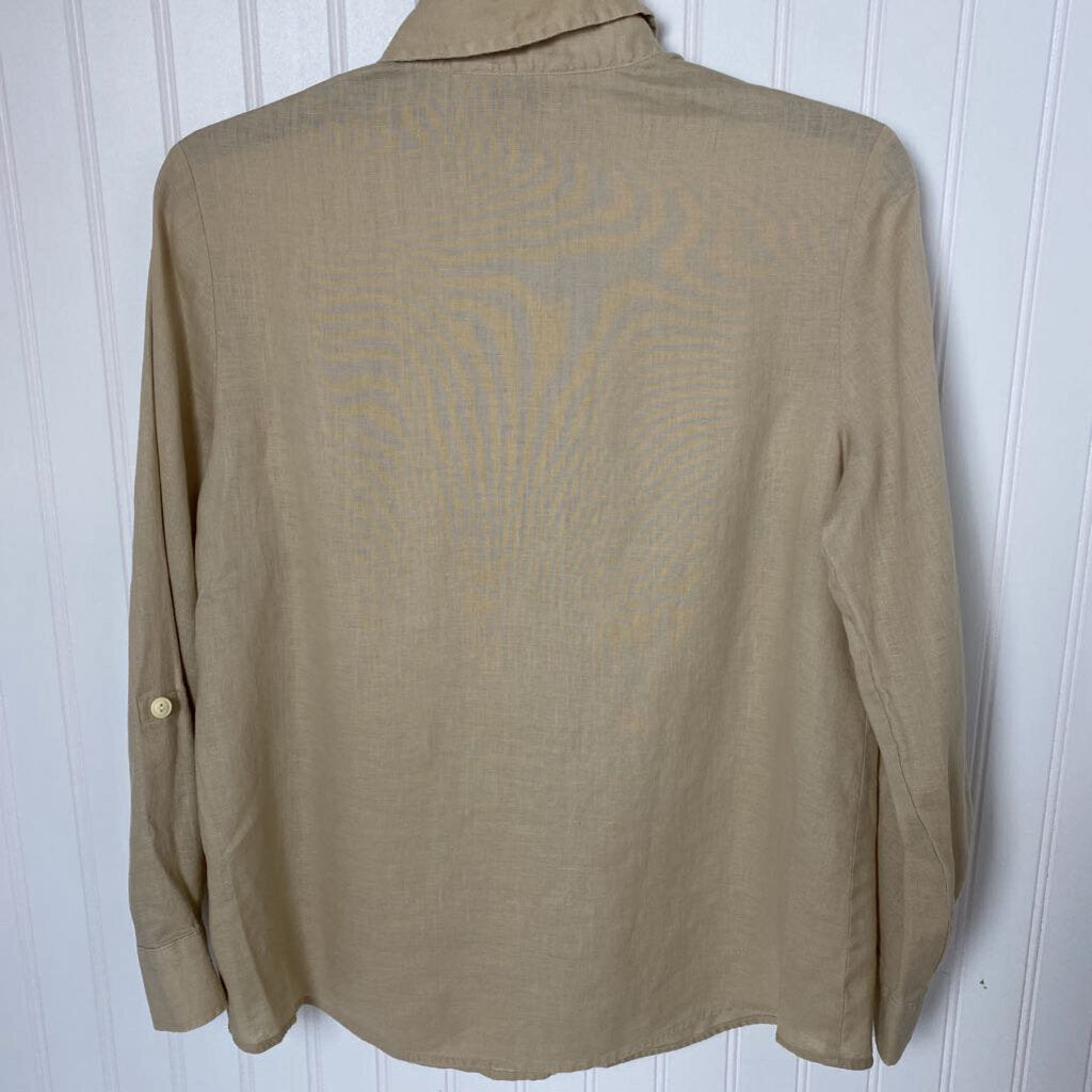 LINEN BUTTON DOWN