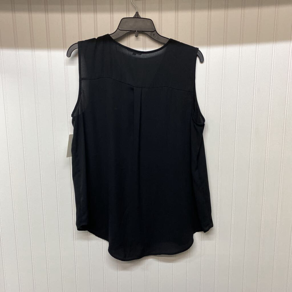SLEEVELESS SHEER TOP