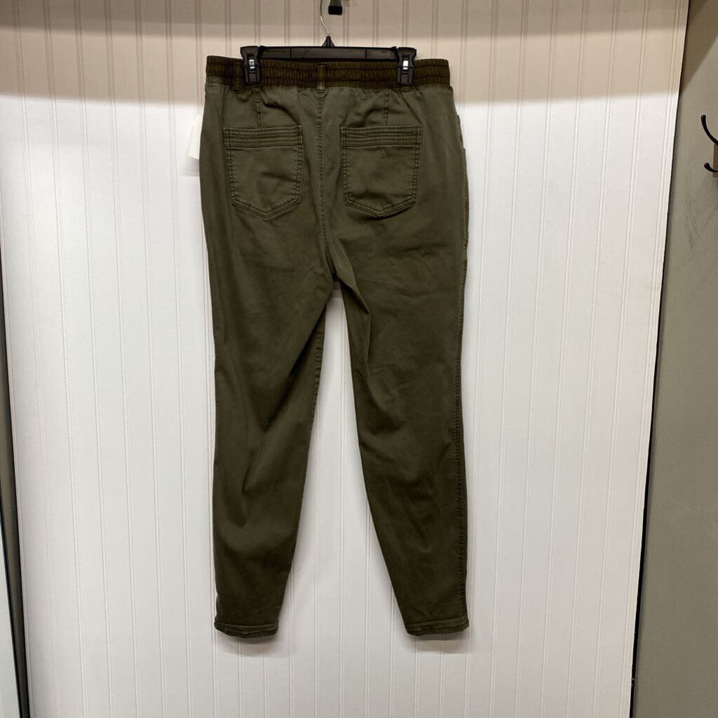 DRAWSTRING WAIST SKINNY JEANS