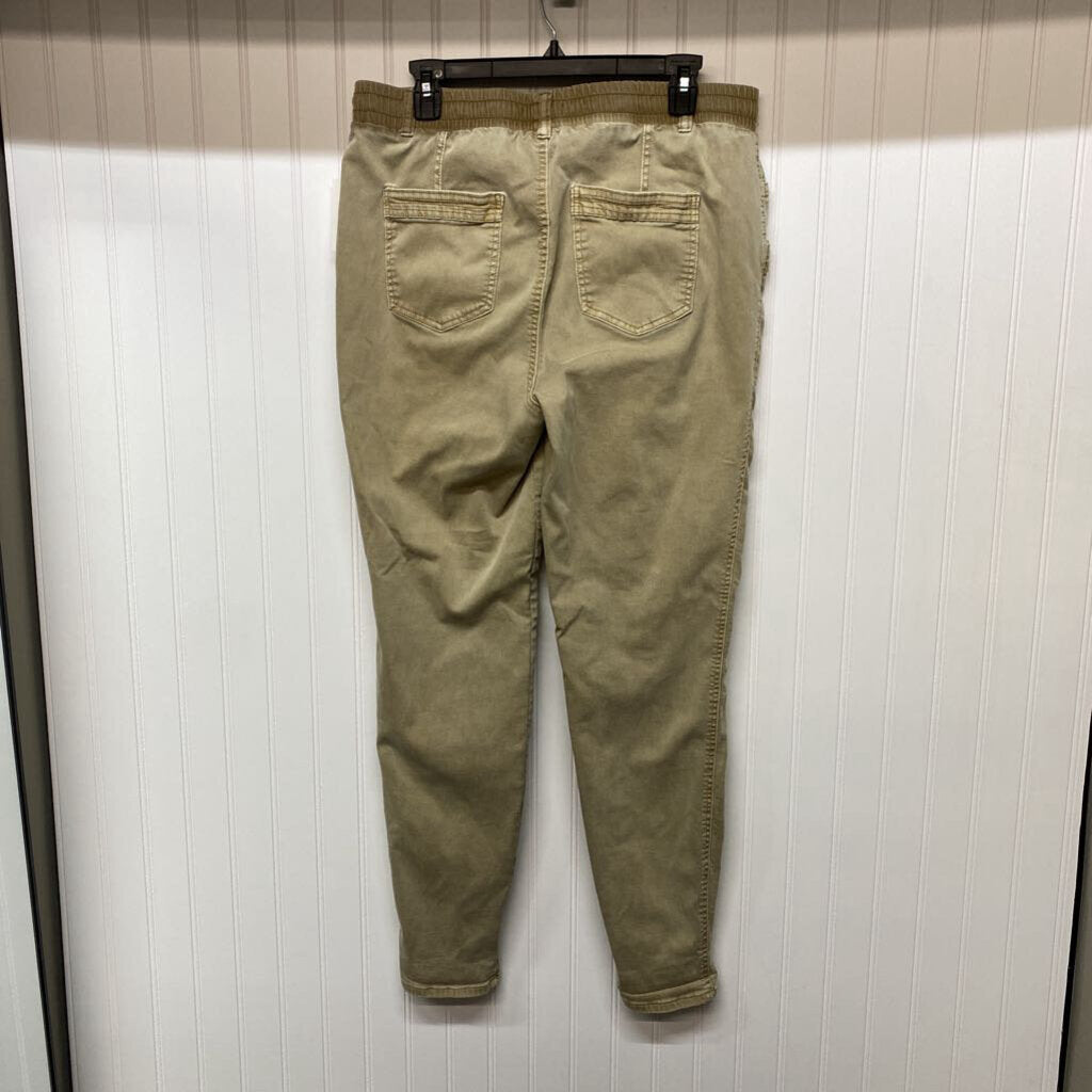DRAWSTRING WAIST SKINNY JEANS