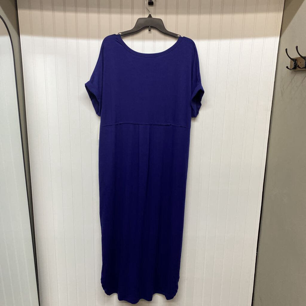 SHORT SLEEVE MAXI DRESS