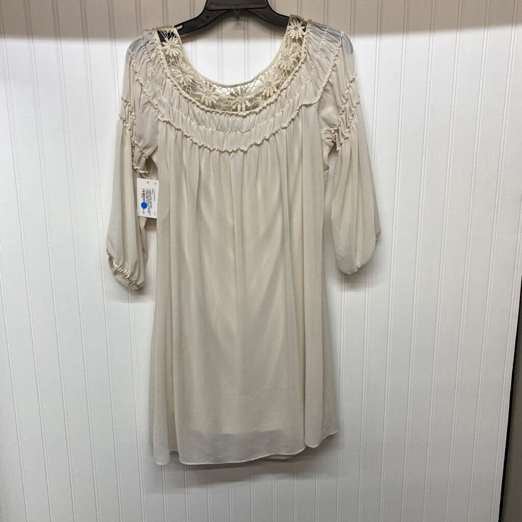 SHEAR LONG SLEEVED DRESS