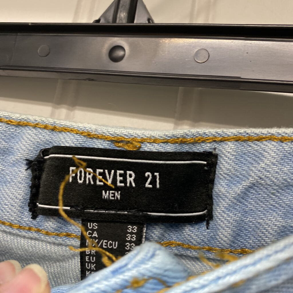 MENS DISTRESSED DENIM SHORTS