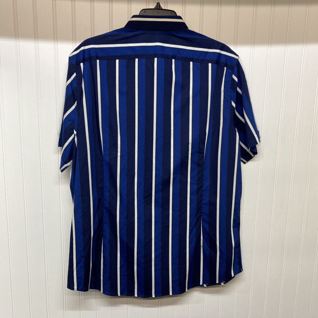 STRIPED SHORT SLEEVED