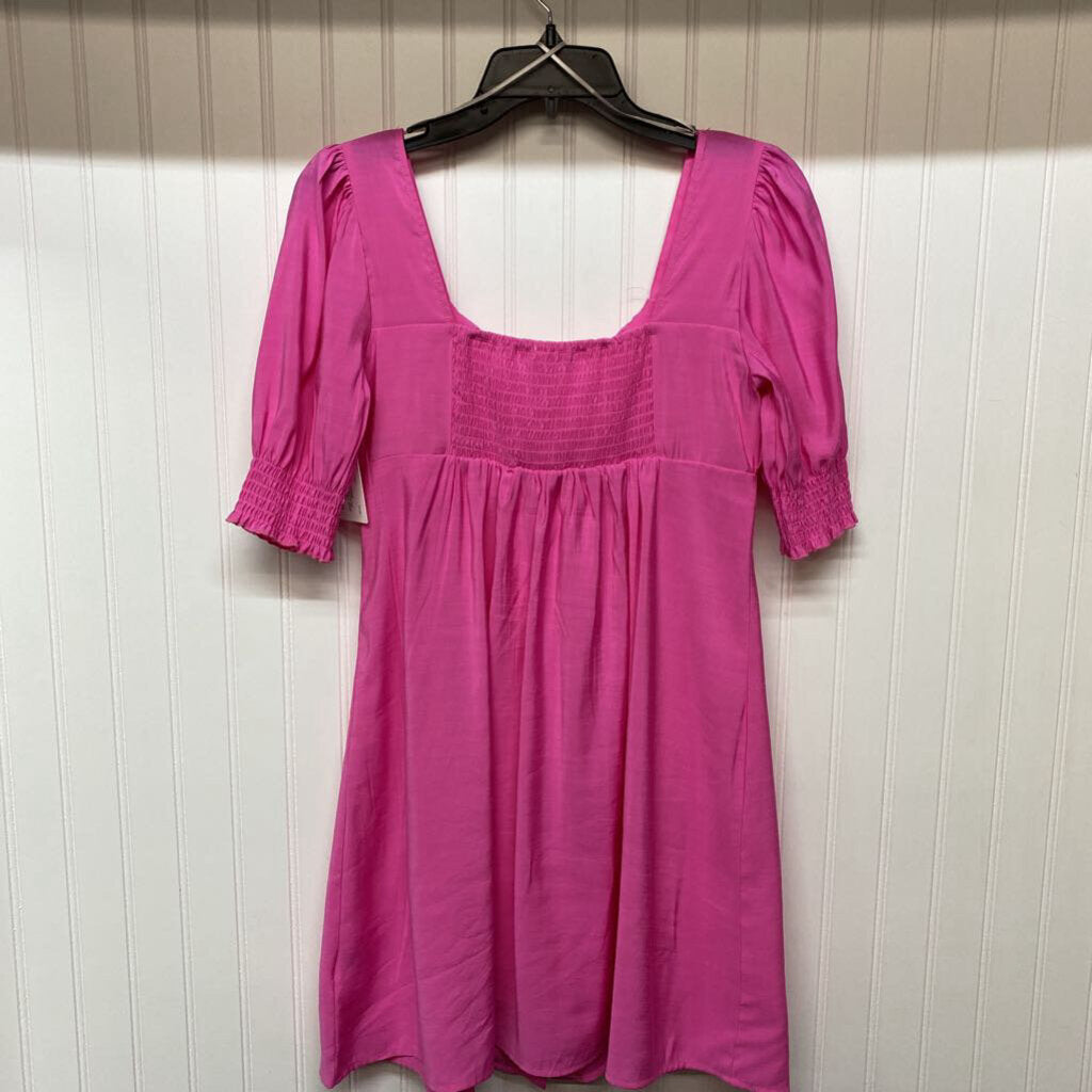 GATHERED TIE FRONT DRESS