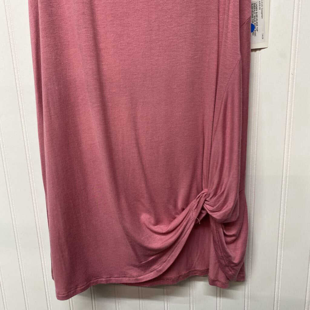*SOLID ROSE BASIC SLEEVELESS TOP