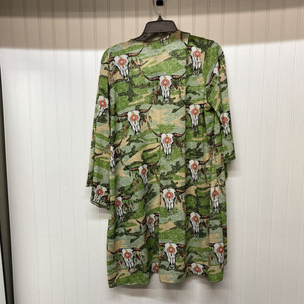 LONG SLEEVE OPEN FRONT CARDIGAN