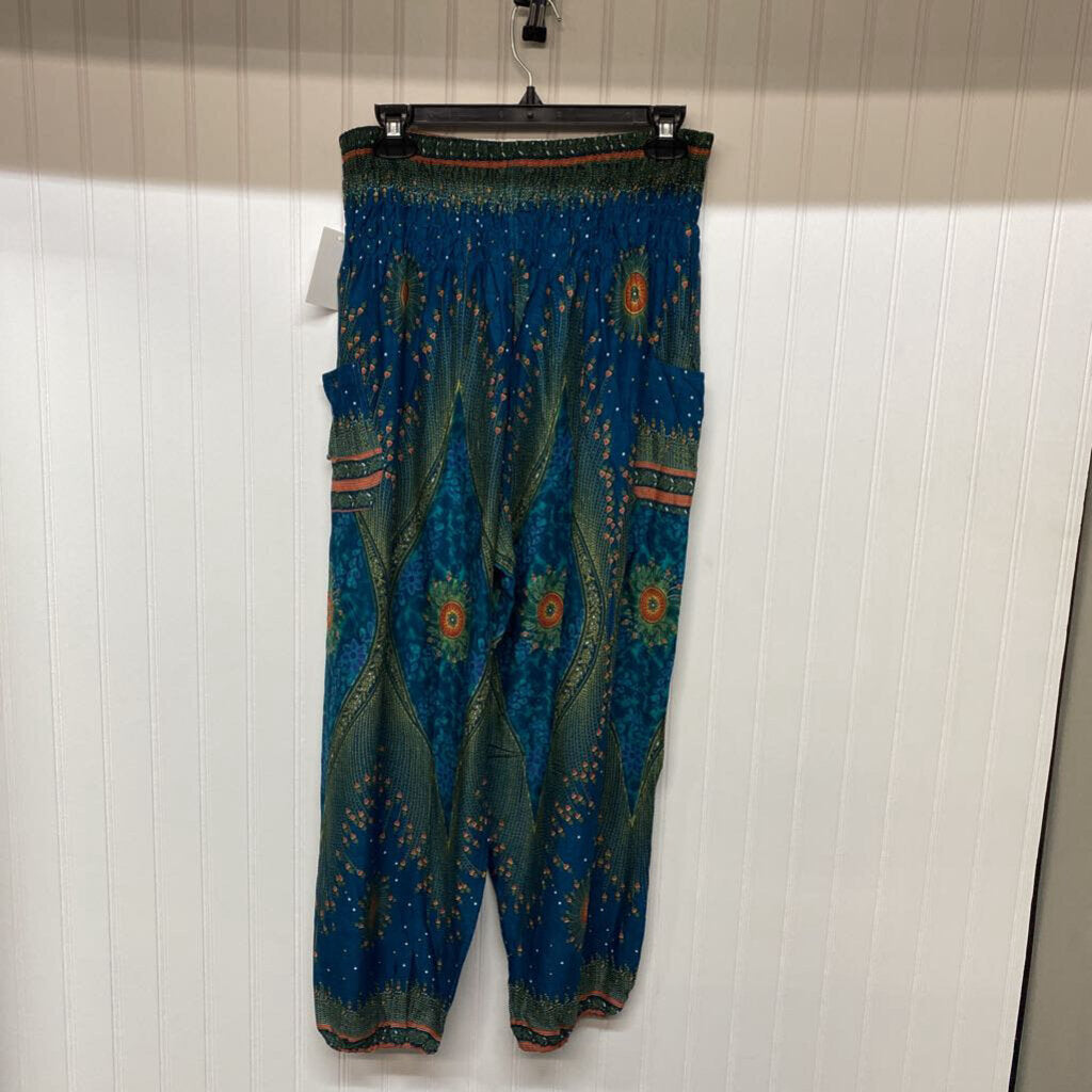 PRINTED HAREM PANTS