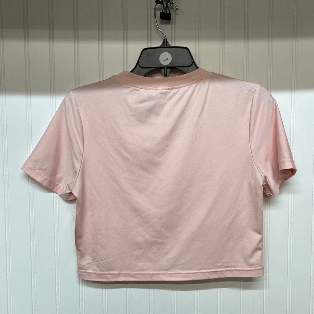 1986 GRAPHIC CROP TOP