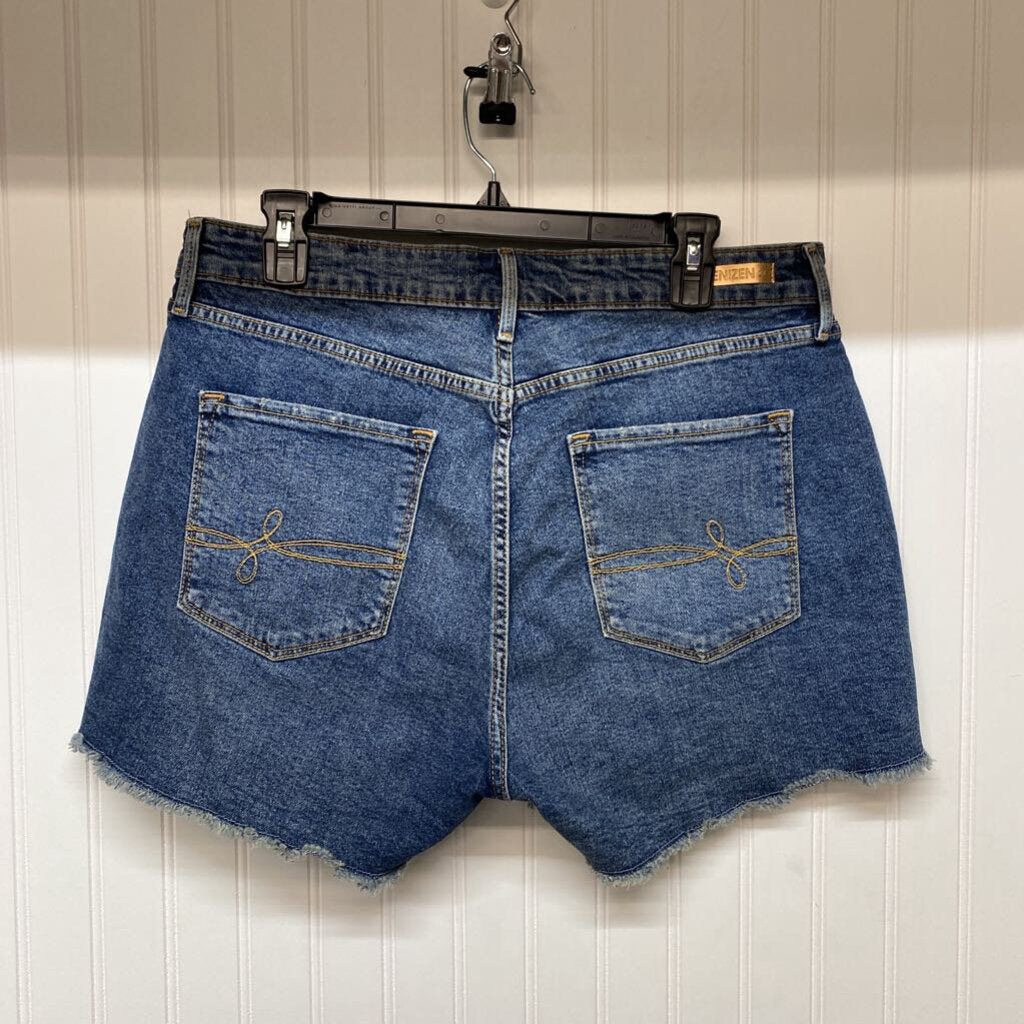 DISTRESSED HIGH RISE SHORTS