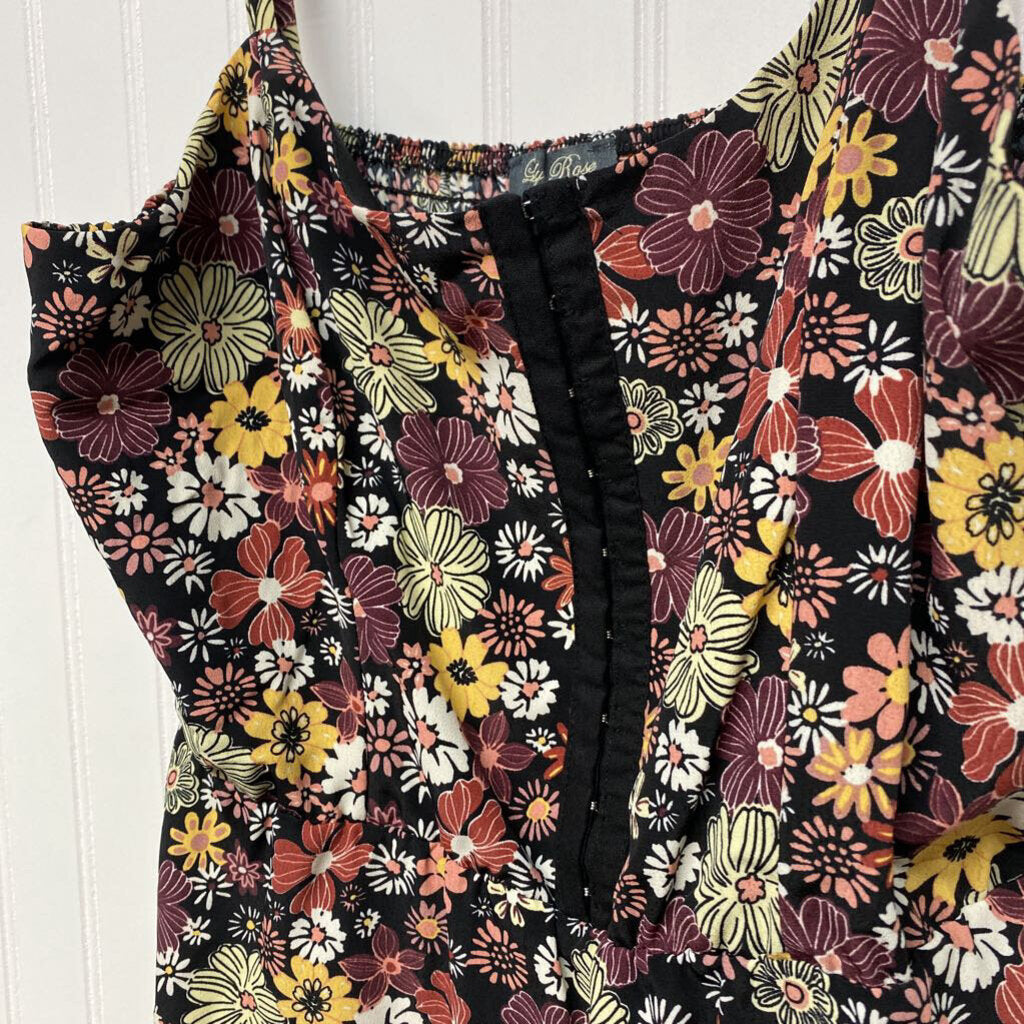 *SPAGHETTI STRAP FLORAL DRESS