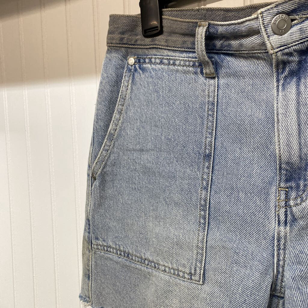 UTILITY DENIM SHORTS