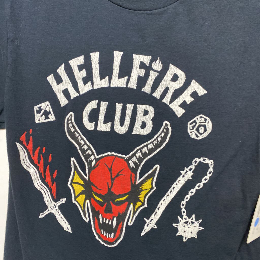 *"HELLFIRE CLUB" GRAPHIC TEE