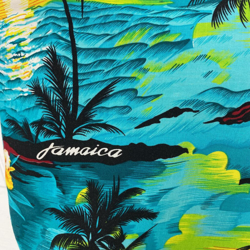 TROPICAL PRINT TOTE BAG
