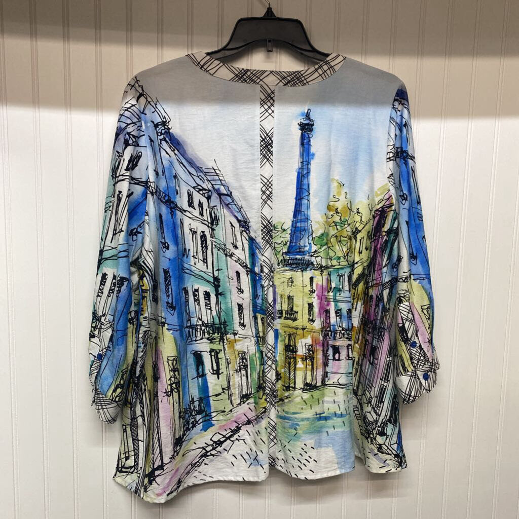 3/4 SLEEVED BUTTON DOWN