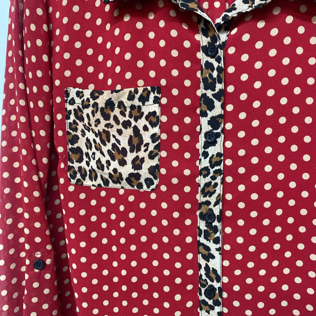 LONG SLEEVE SHEER BLOUSE