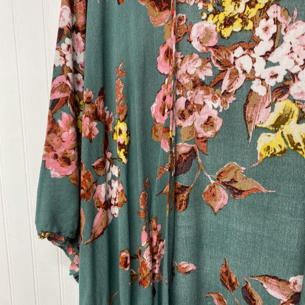 SHORT SLEEVE OPEN FRONT CARDIGAN