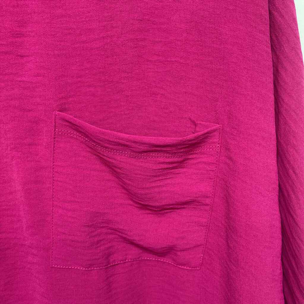 SHORT SLEEVE V NECK BLOUSE