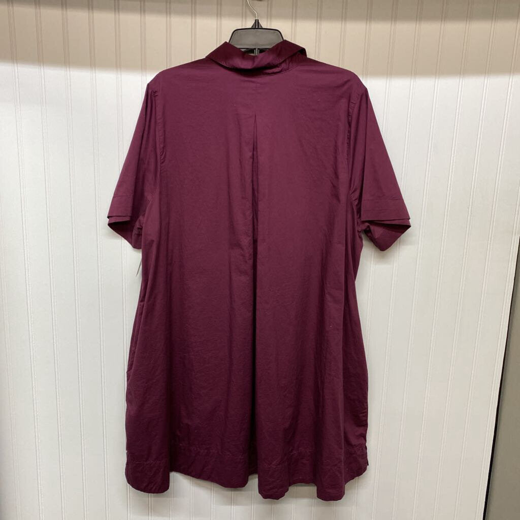 SHORT SLEEVE SHORT DRESS