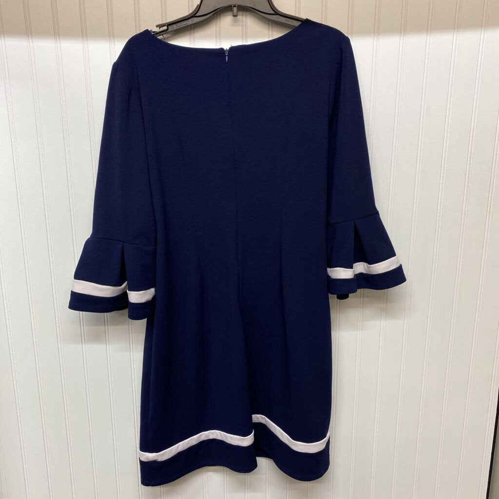 3/4 SLEEVE SHORT DRESS